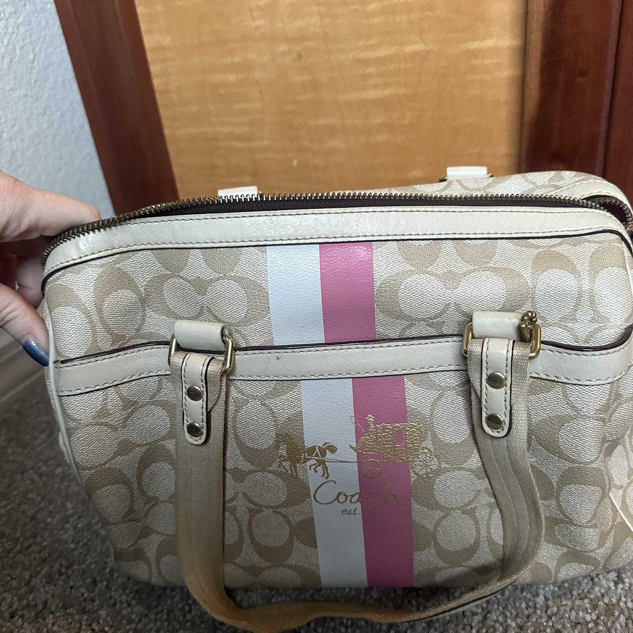 Vintage Looking Coach Purse with Dust authentic Bag