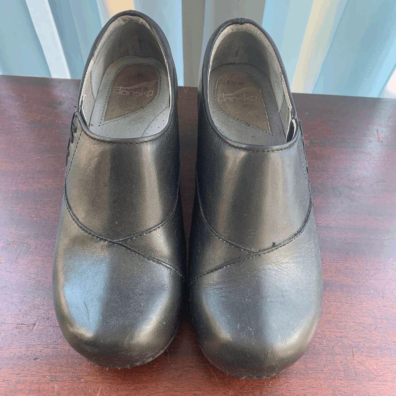 Dansko silver cheap black crisscross