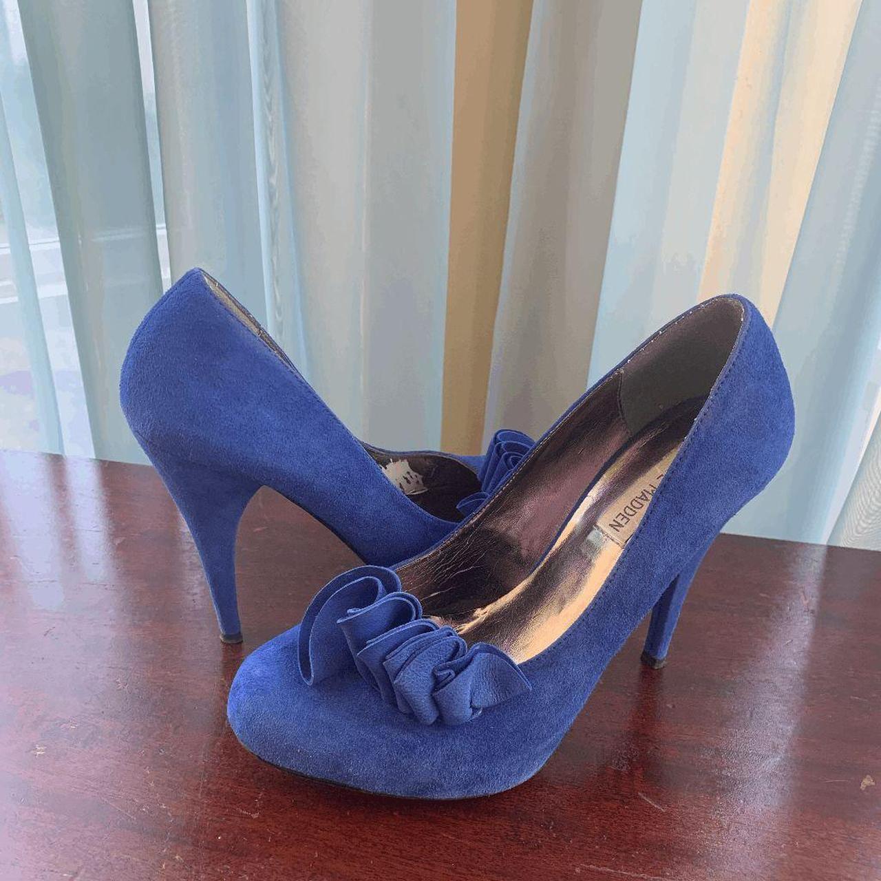 Steve madden 2024 navy blue heels