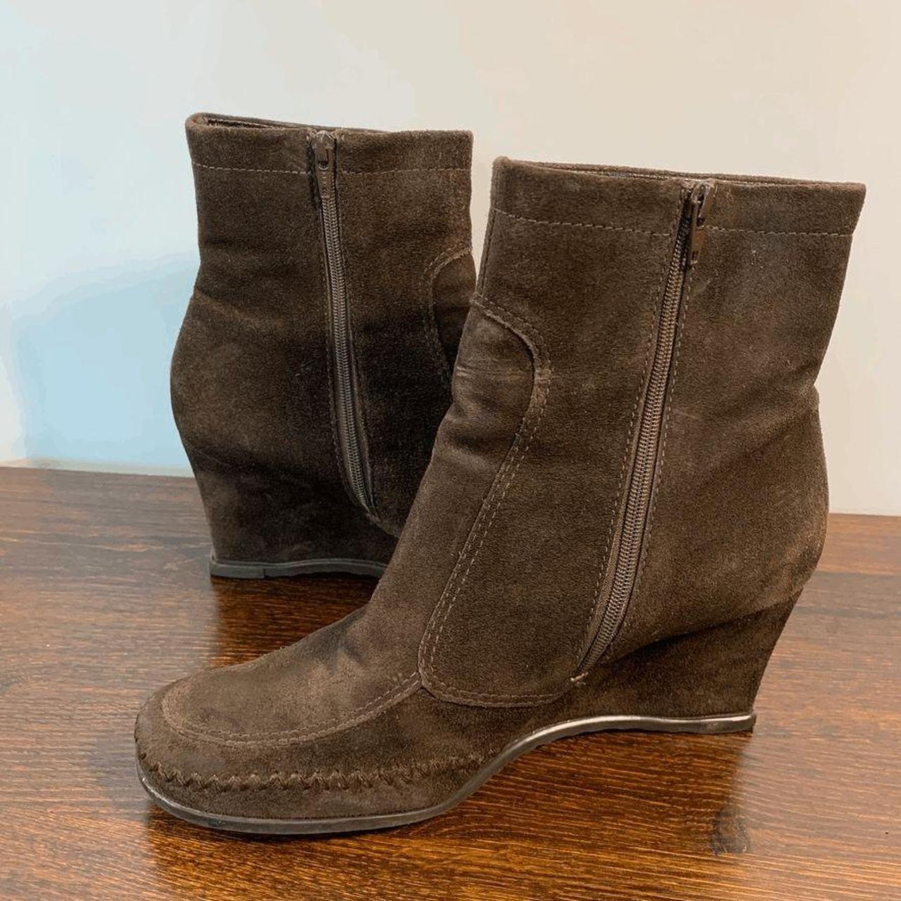 Franco sarto 2024 wedge ankle boots