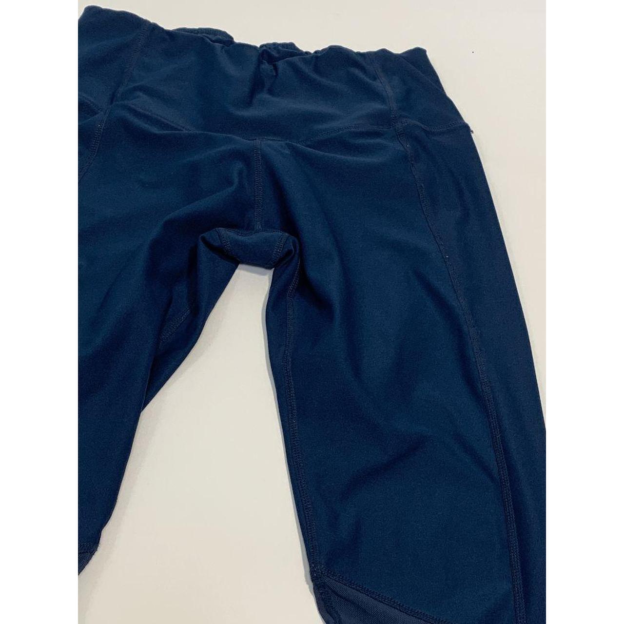Apana Women's Jegging Pants Elastic Waist Blue Mesh