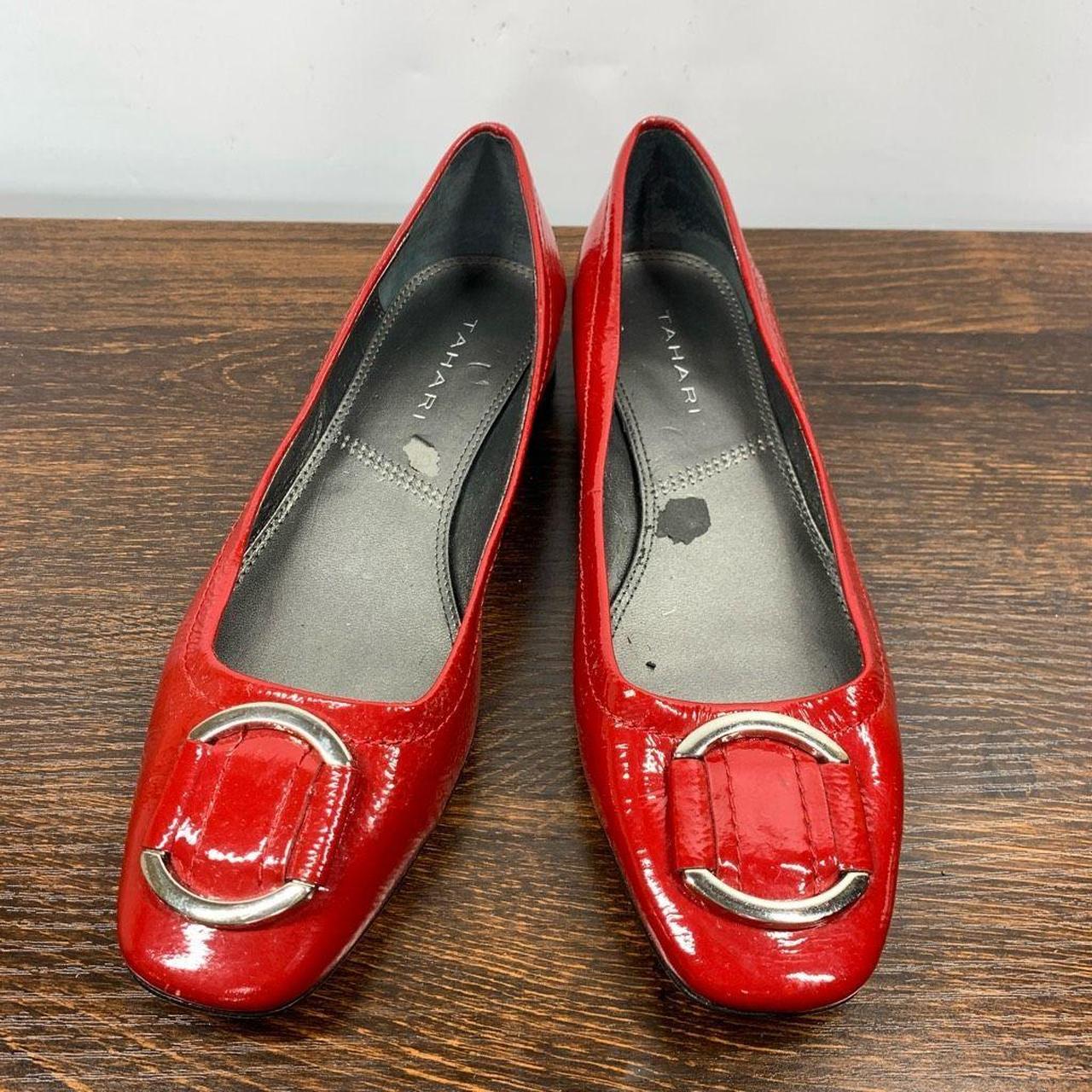 Tahari Women's Kiki Patent Leather Mirrored