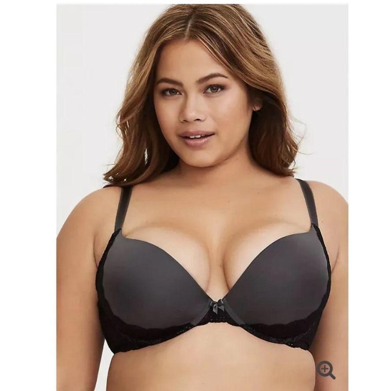 Torrid Women's Back Hook Lace Plunge Push Up