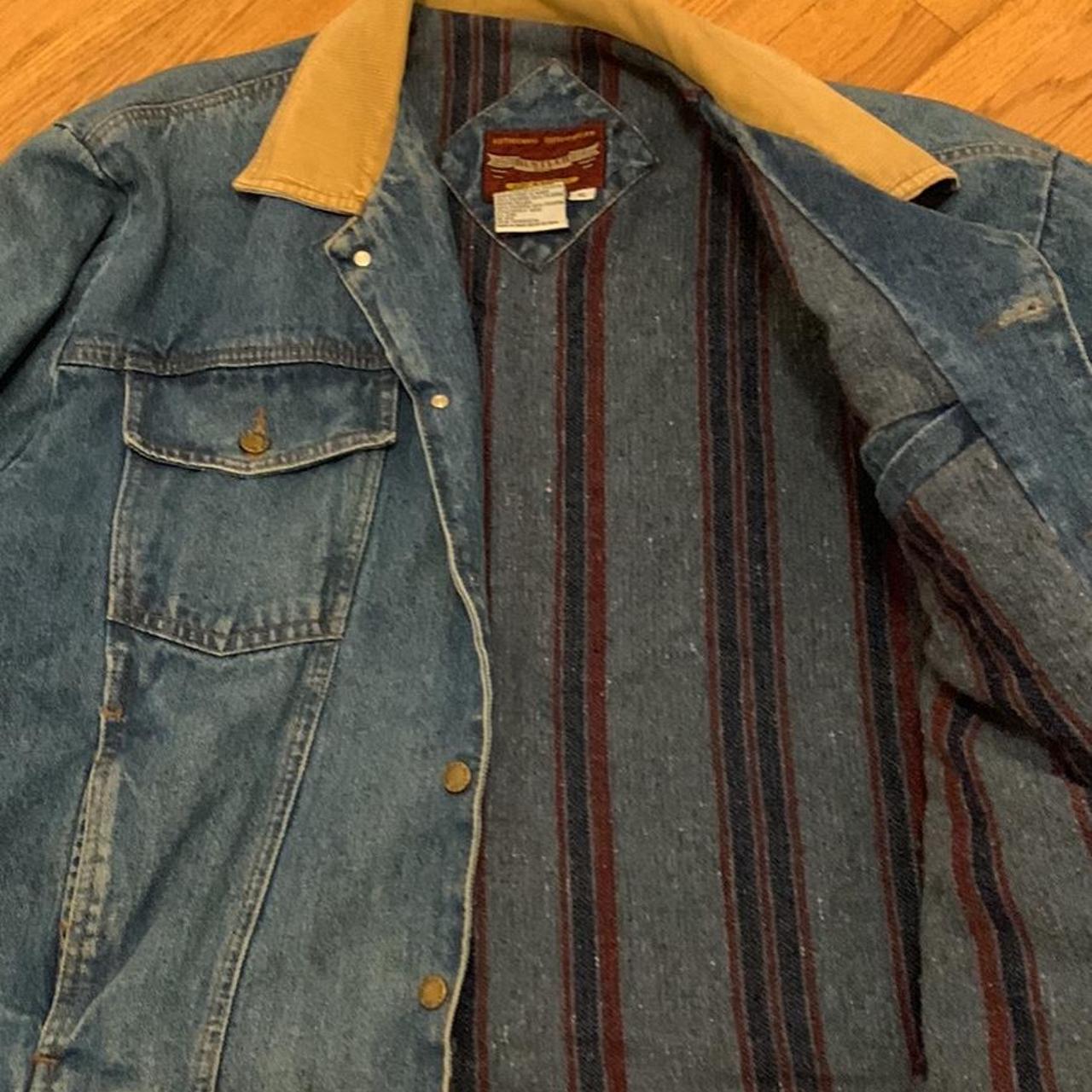 Vintage Men's Jacket - Blue - L