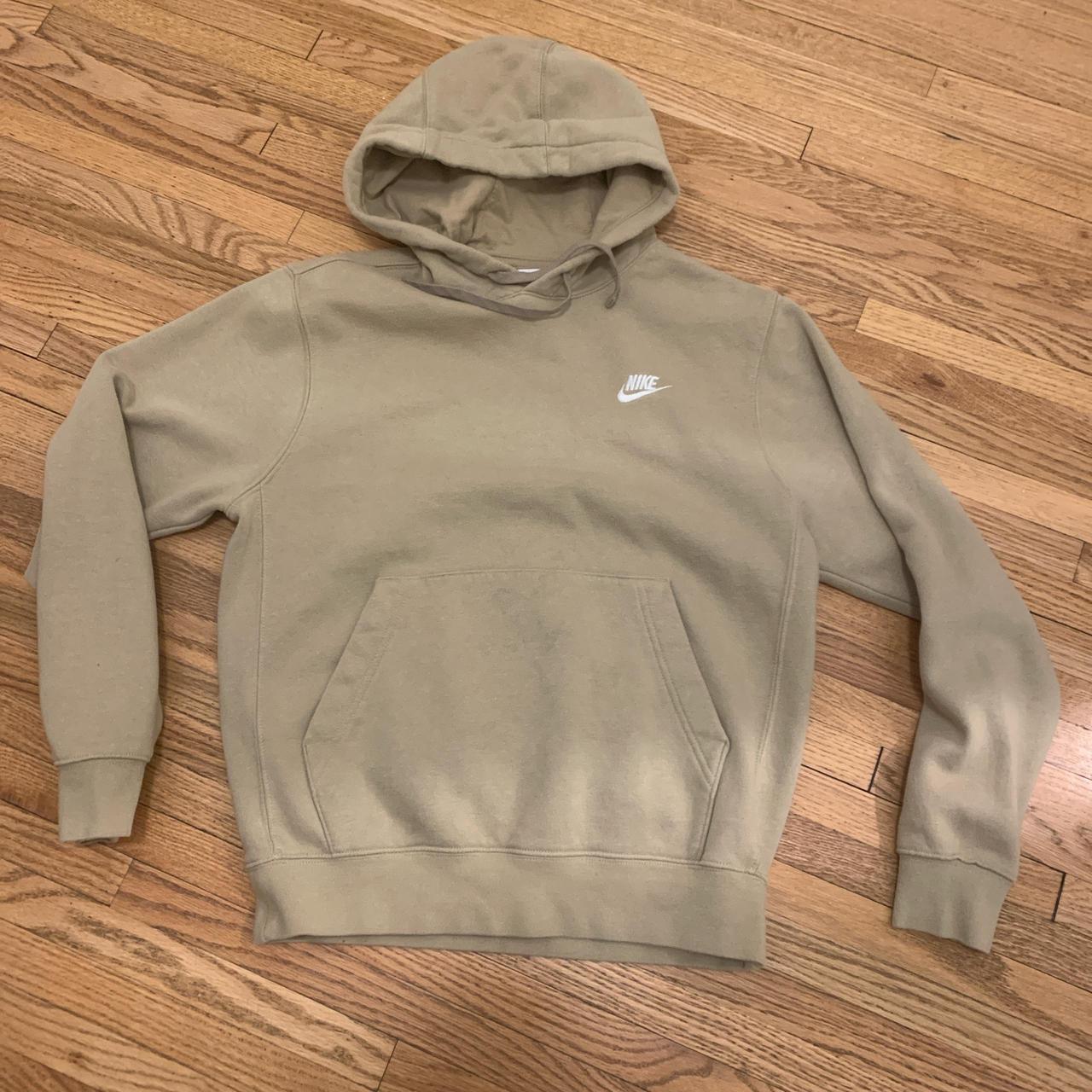 tan nike hoodie women's