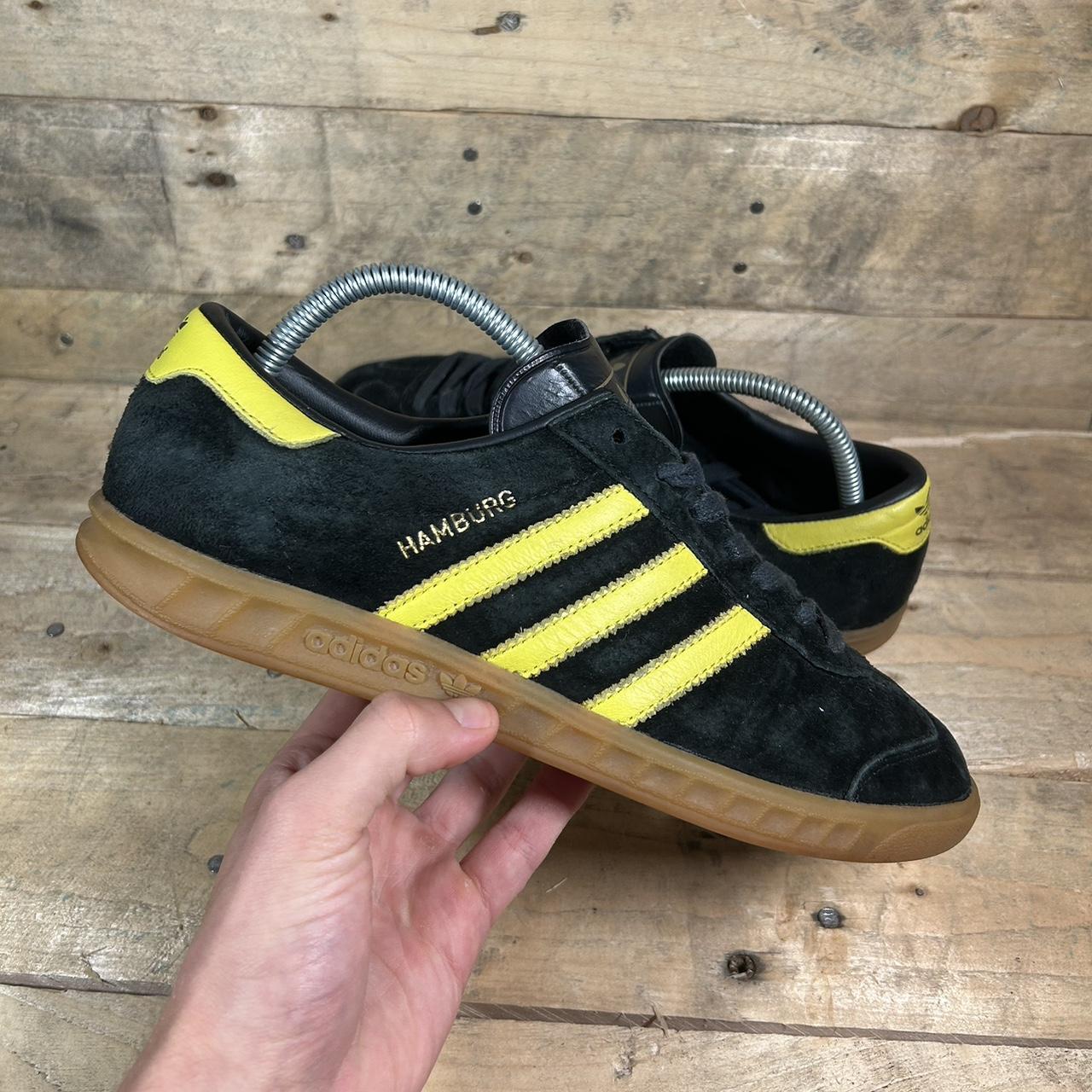 Adidas original black and yellow Hamburg gum. Depop