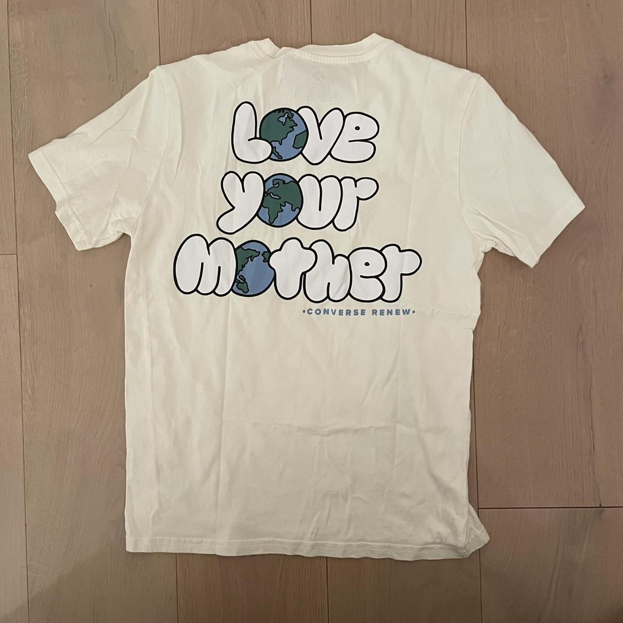 Converse Men's T-shirt White/Cream M – 