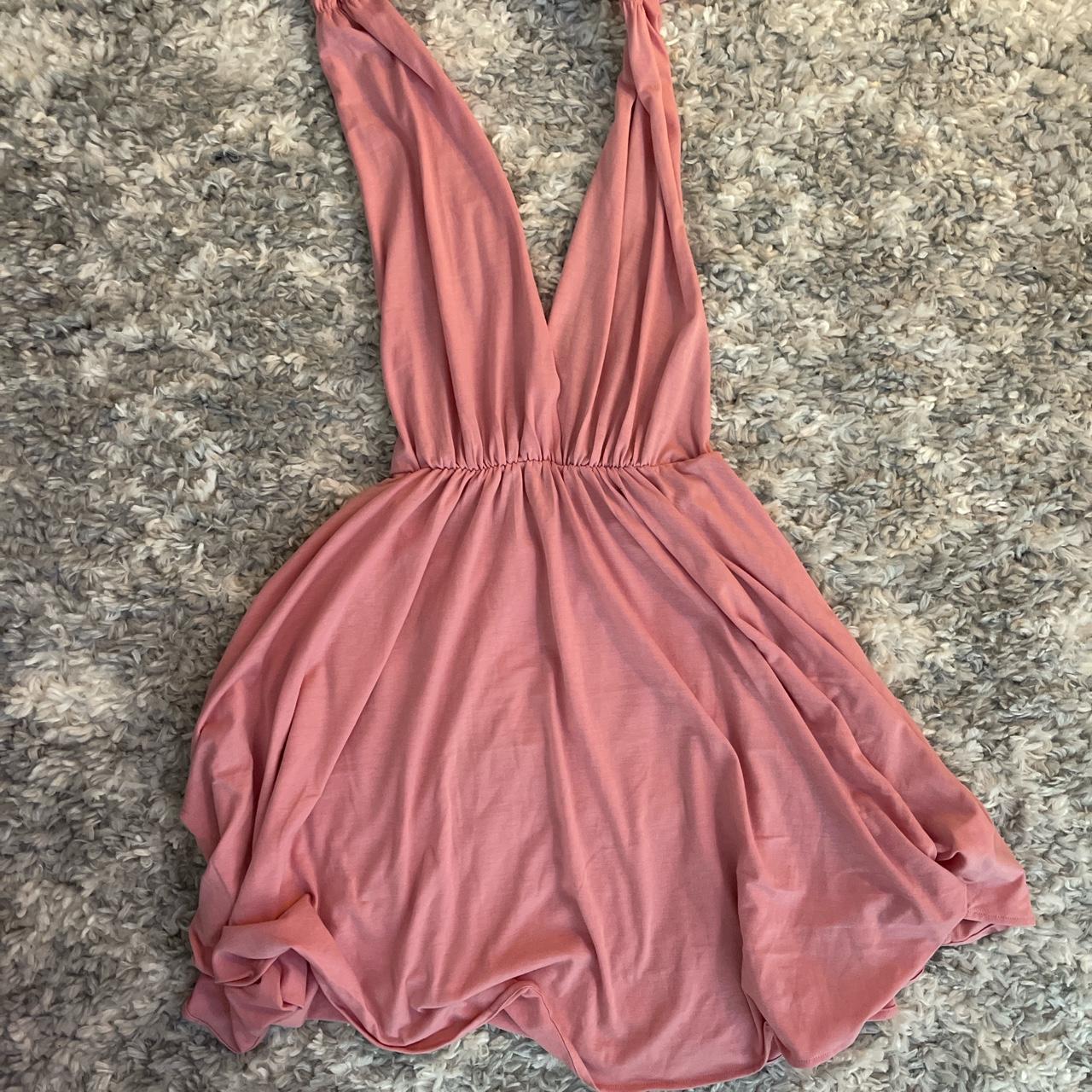 Cupshe Women's Pink Dress Depop