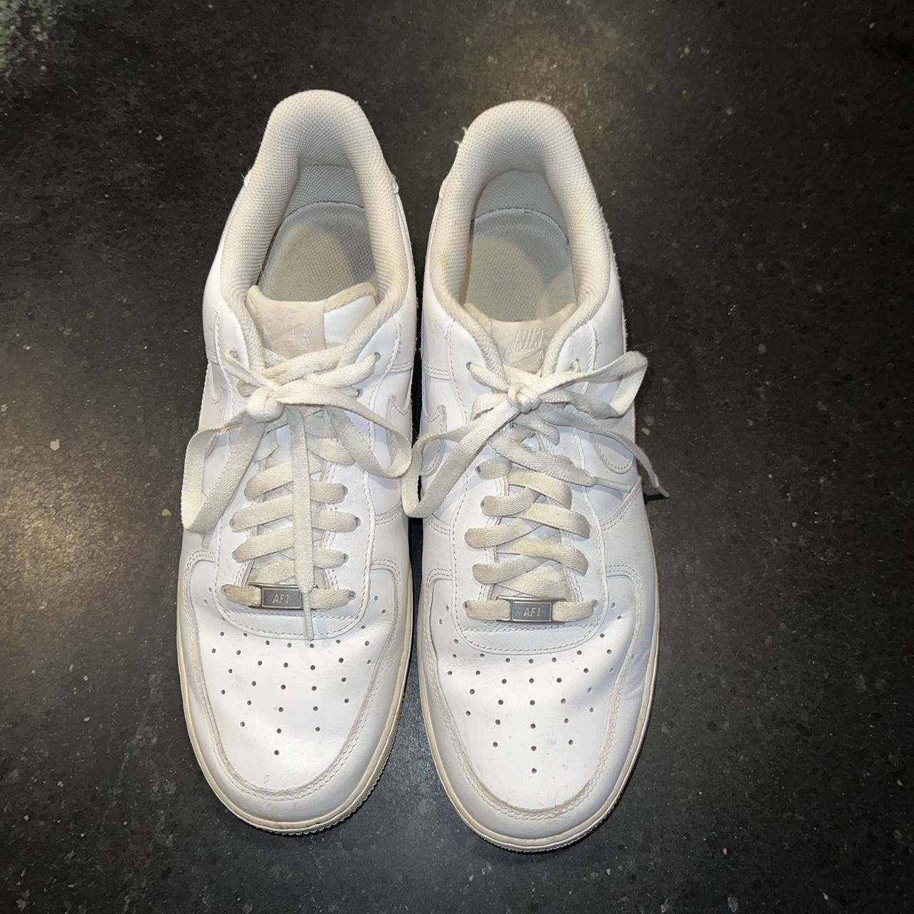 air force 1 white size 12 - Depop