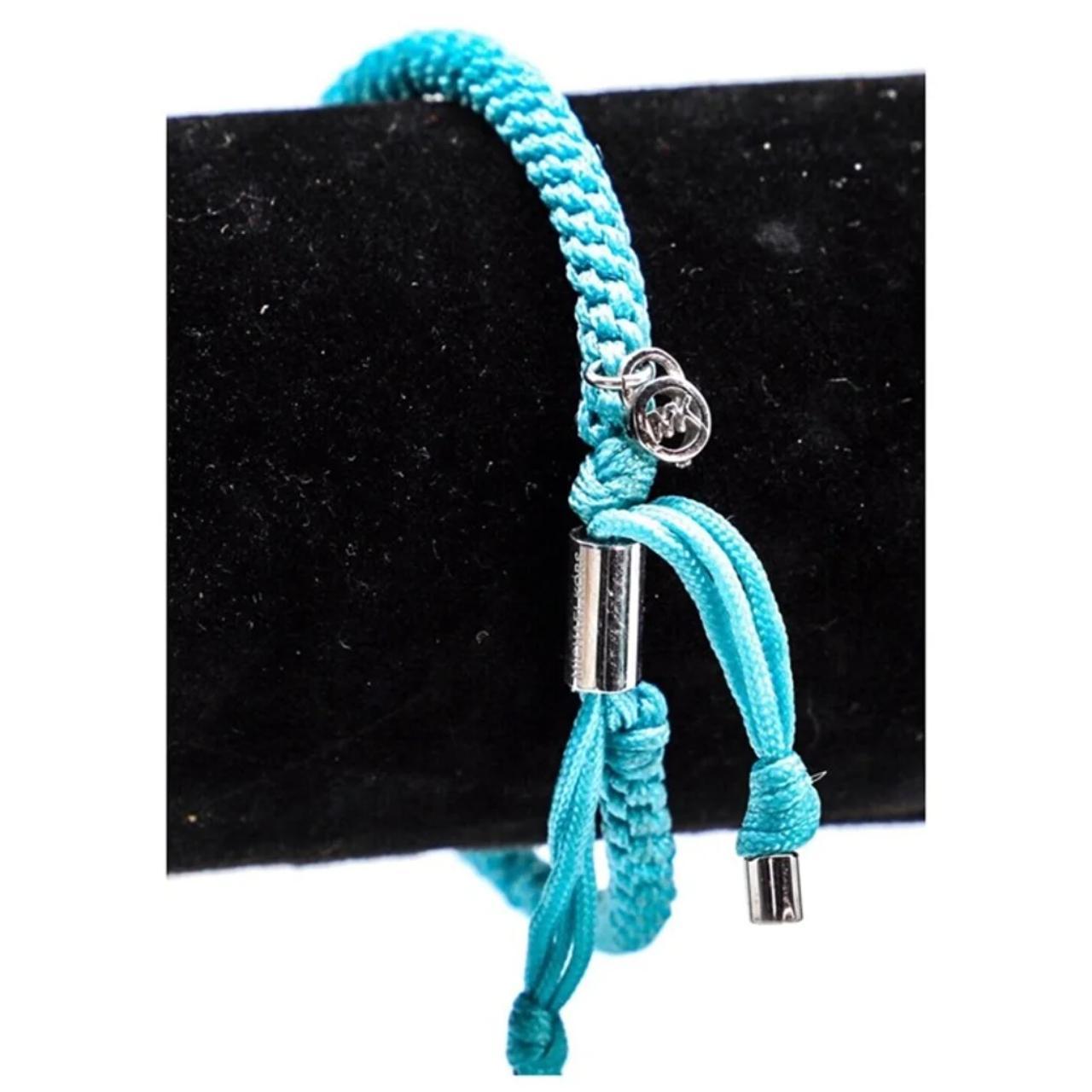 Michael Kors Crystal Bead Macrame Cord Bracelet  Rose GoldTone Metal  Wrap Bracelets  MIC39859  The RealReal