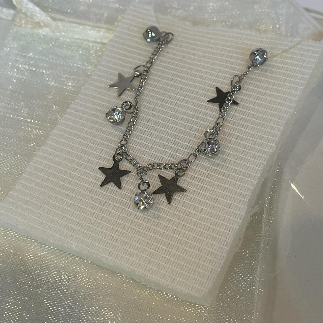 Stars & Gems Necklace 7-9” adjustable #jewelry... - Depop