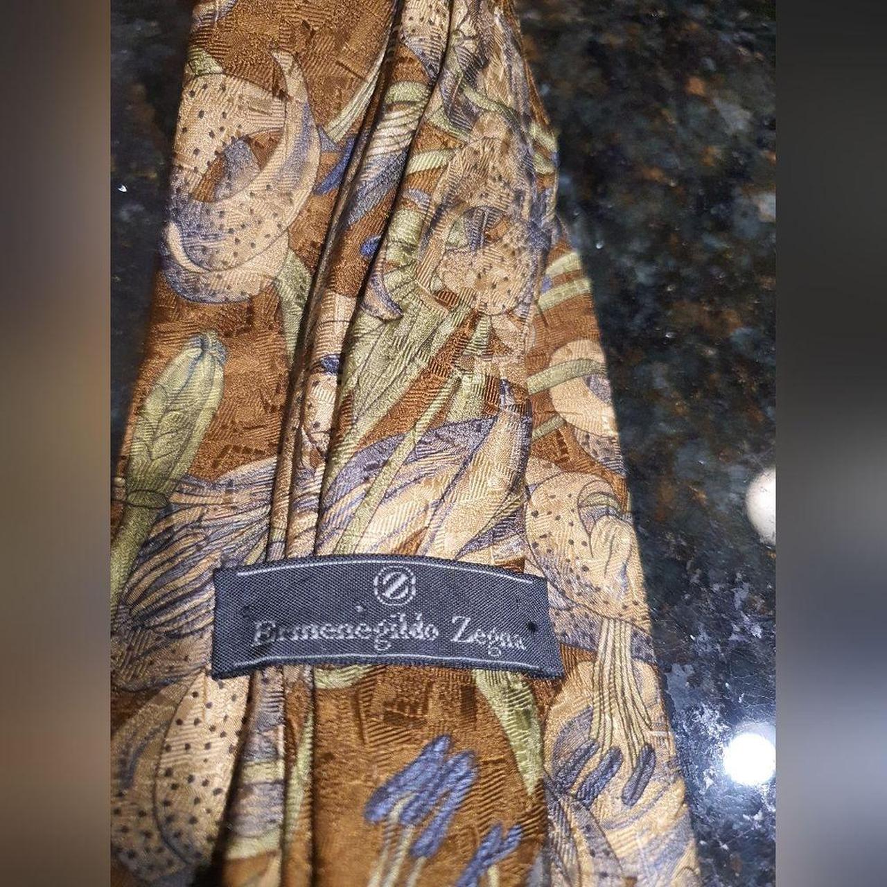 zegna floral tie