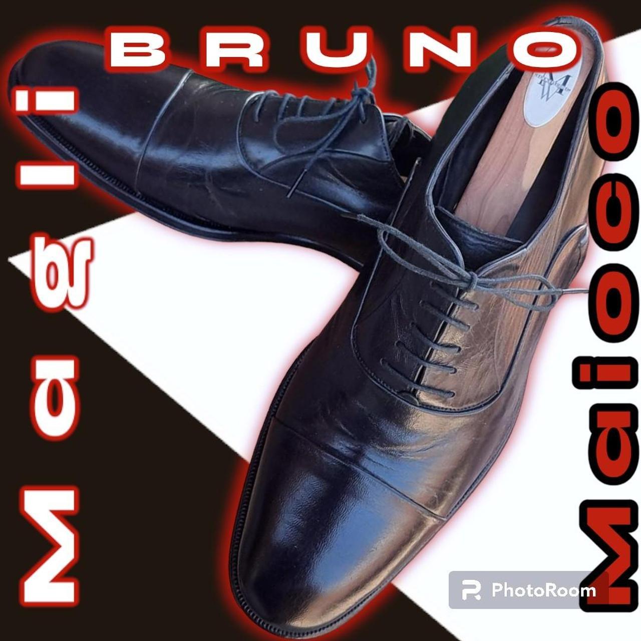 Men's dress shoes Bruno Magli Black Captoe Maioco... - Depop