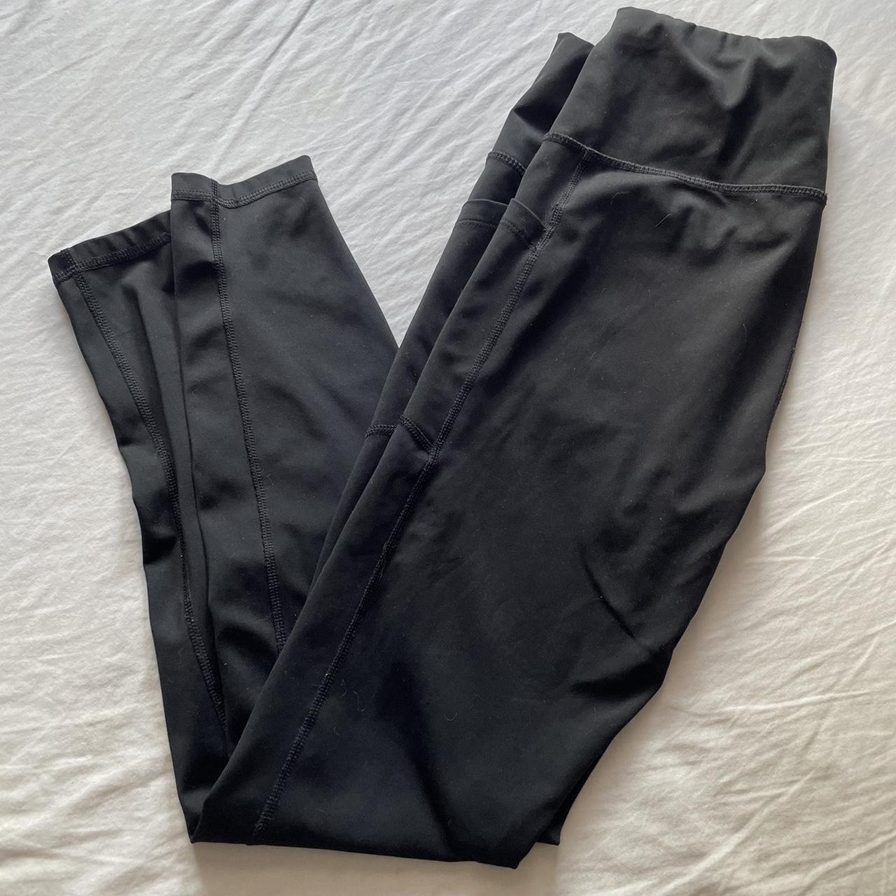 black Avia leggings size 8-10 M NOT LULU! -worn only - Depop