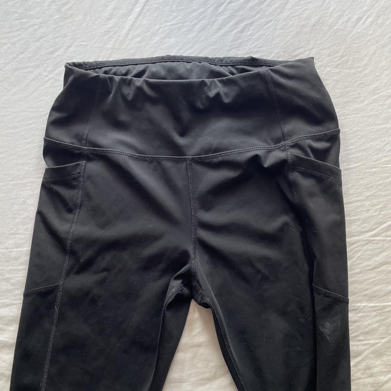 black Avia leggings size 8-10 M NOT LULU! -worn only - Depop