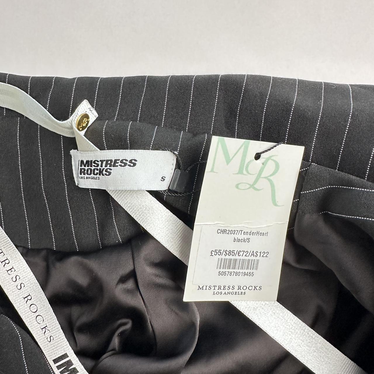 Mistress Rocks Tenderheart Oversized Pinstripe... Depop