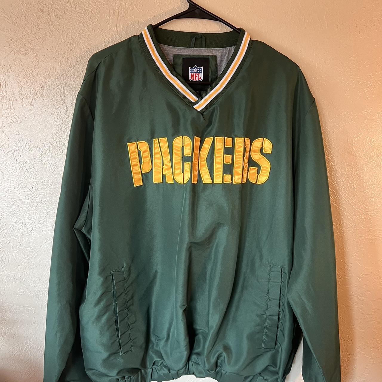 Nike Green Bay Packers Dri Fit Grey Long Sleeve - Depop