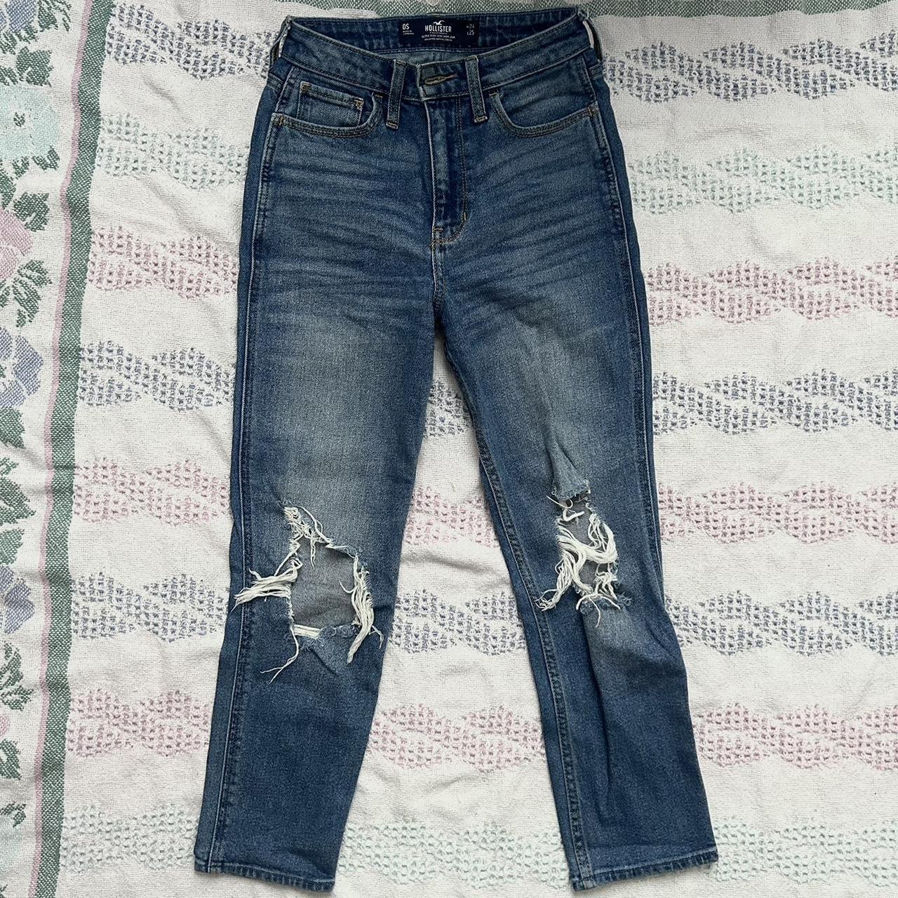 Hollister ultra high on sale rise mom jean