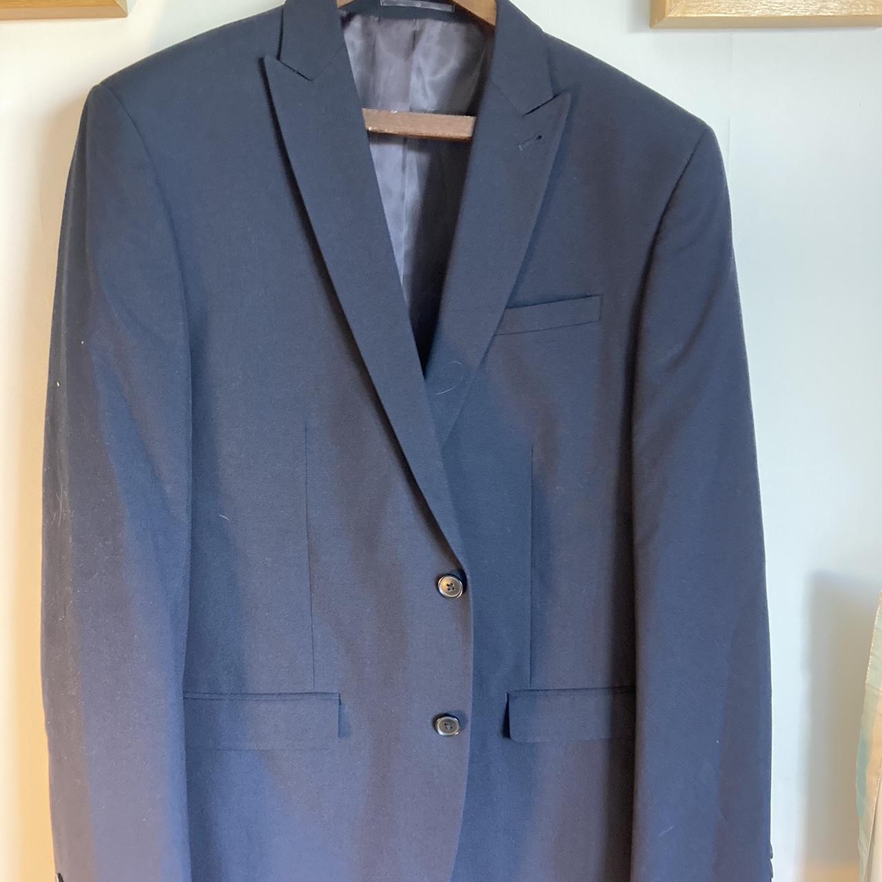 Next suit jacket Navy Great condition 40L - Depop