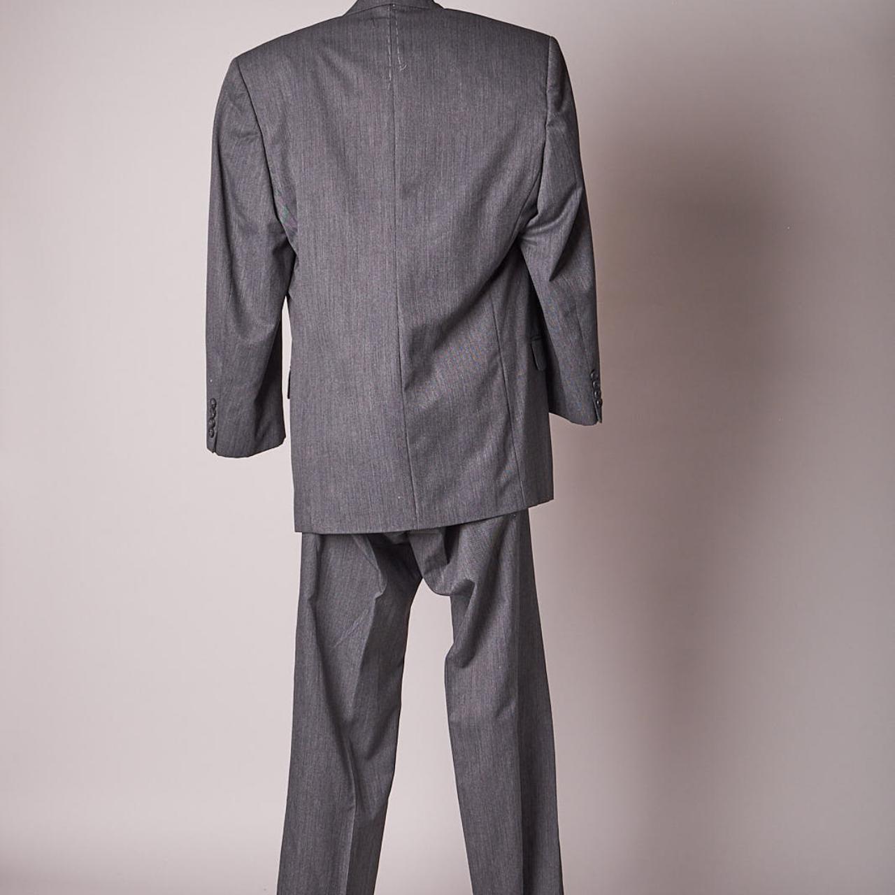 Vintage 1980s Dark Gray Suit The suit is in great | Depop