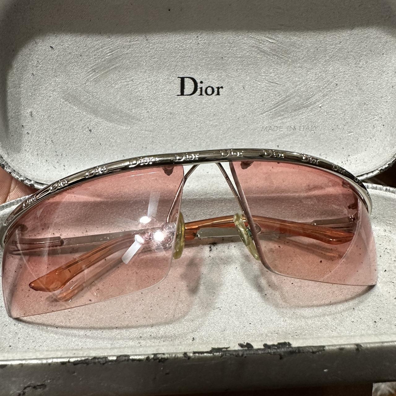 Christian dior hotsell rimless sunglasses