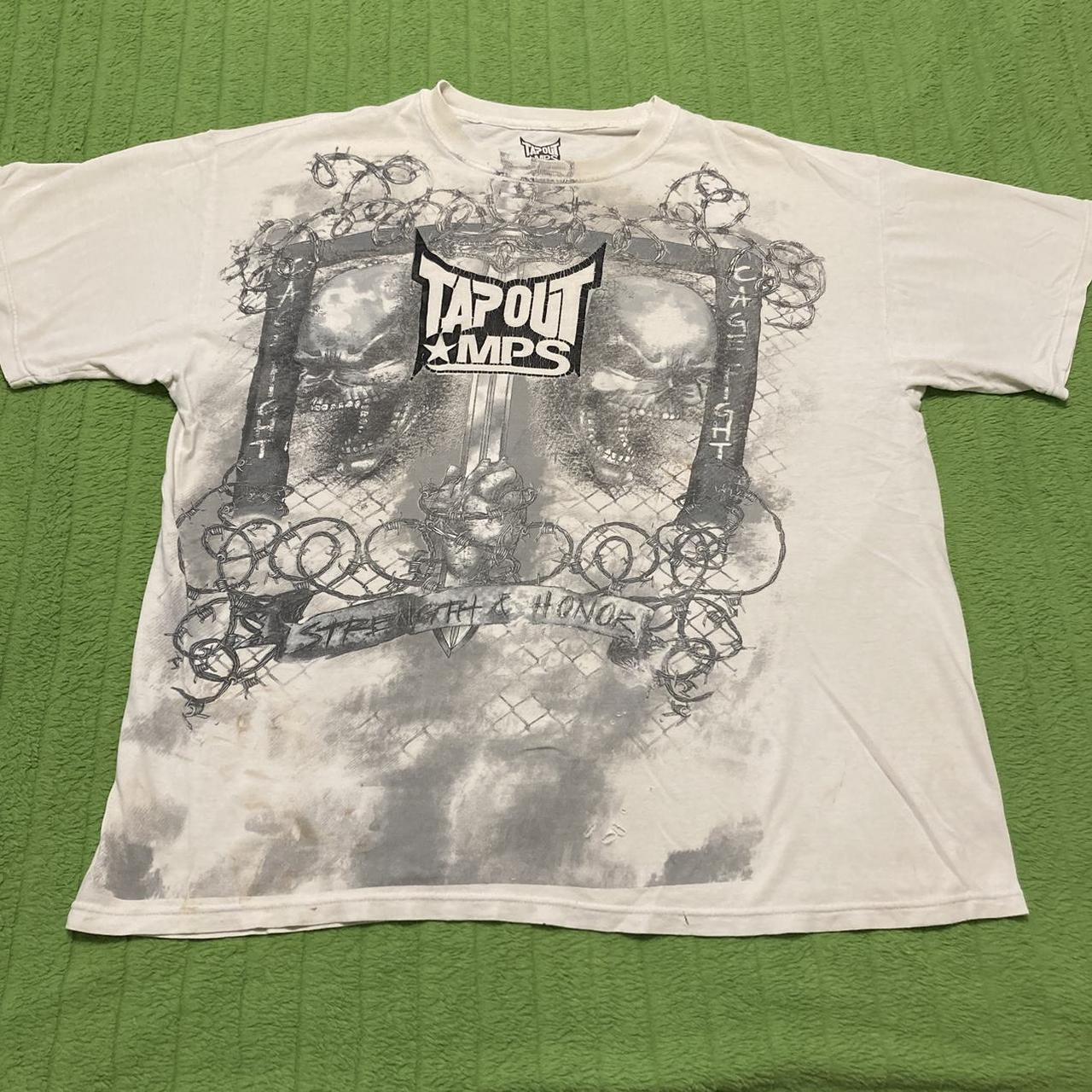 Cyber y2k grunge mall goth tee grunge tee from the - Depop