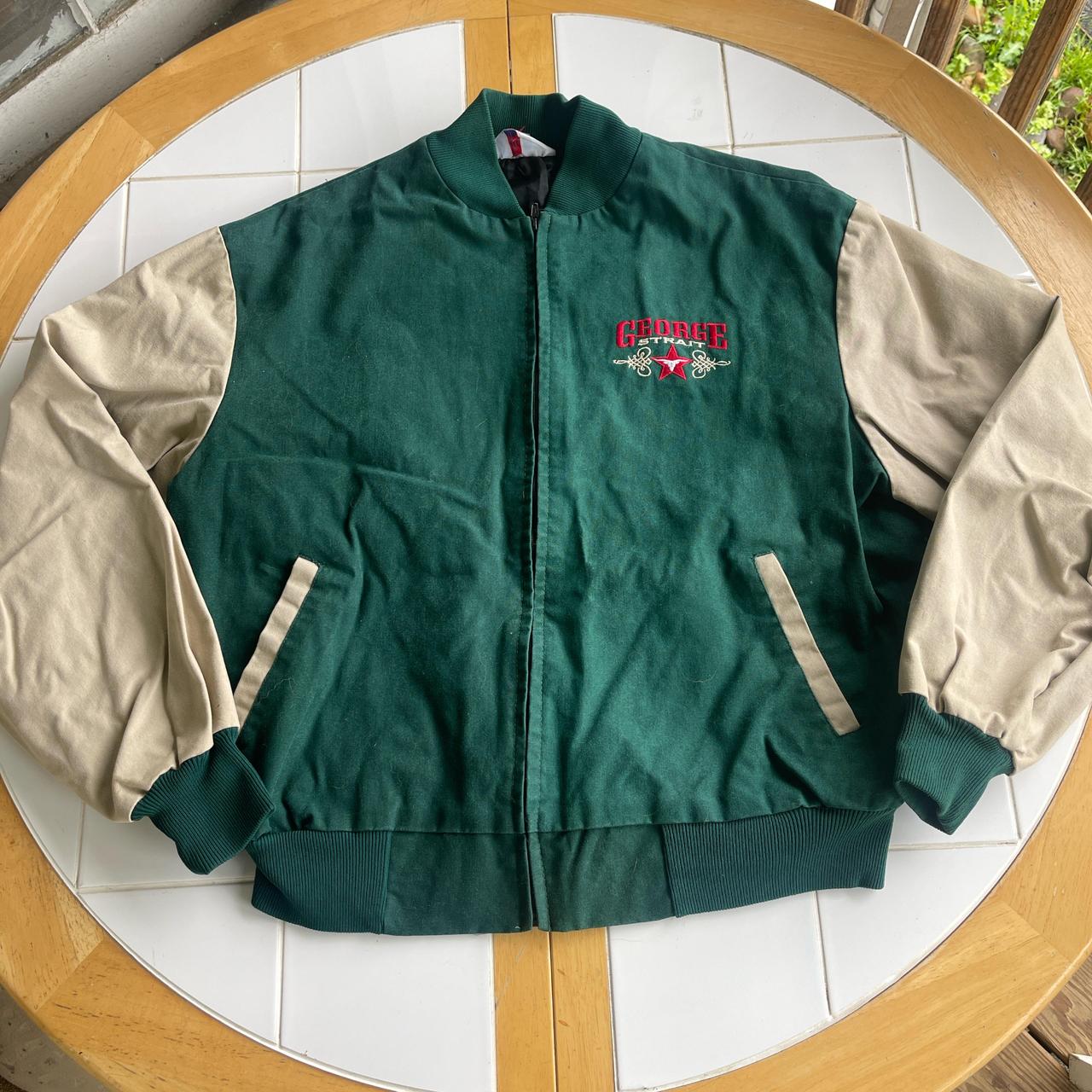 George Strait Vintage 80s Country Cowboy BOMBER | Depop