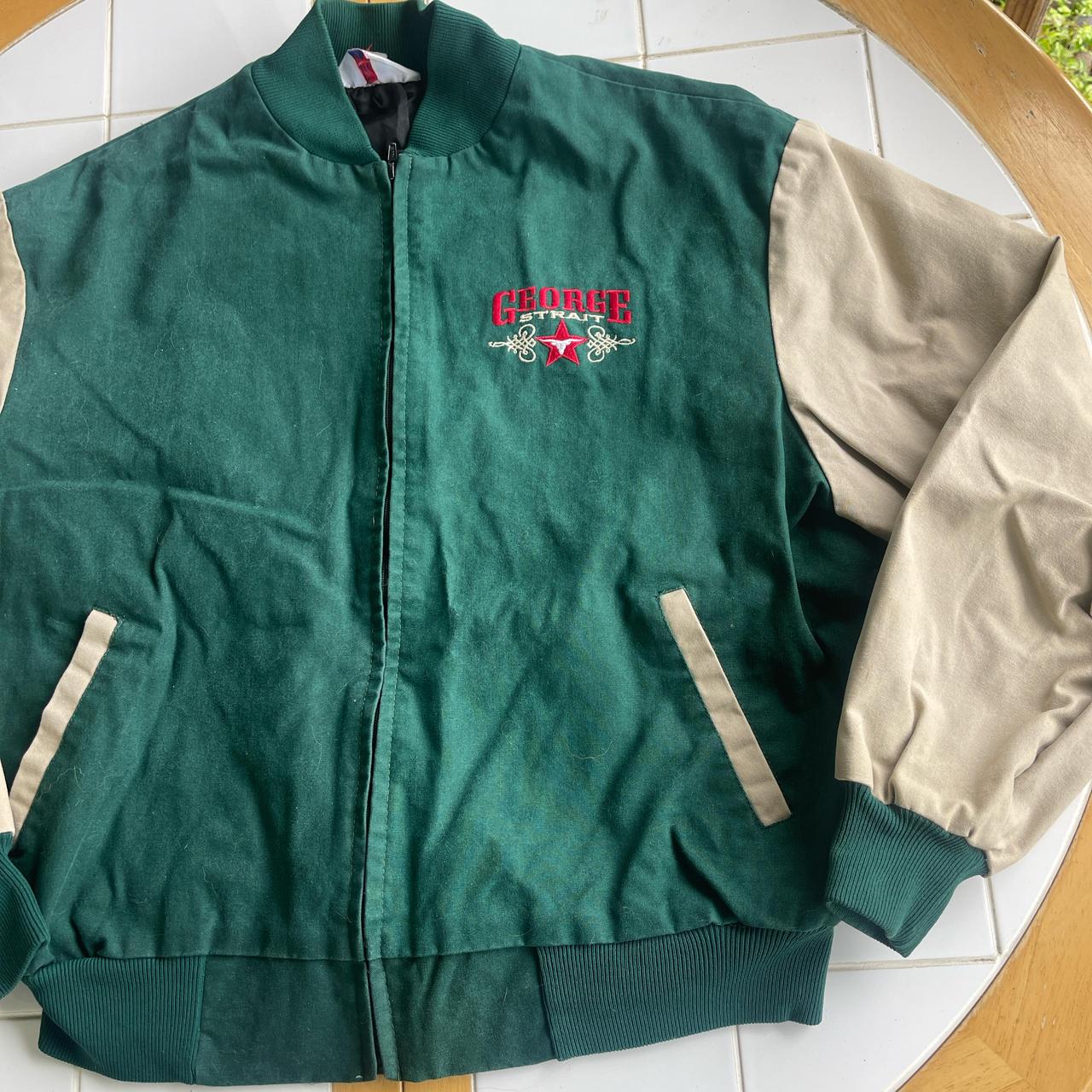 George Strait Vintage 80s Country Cowboy BOMBER | Depop