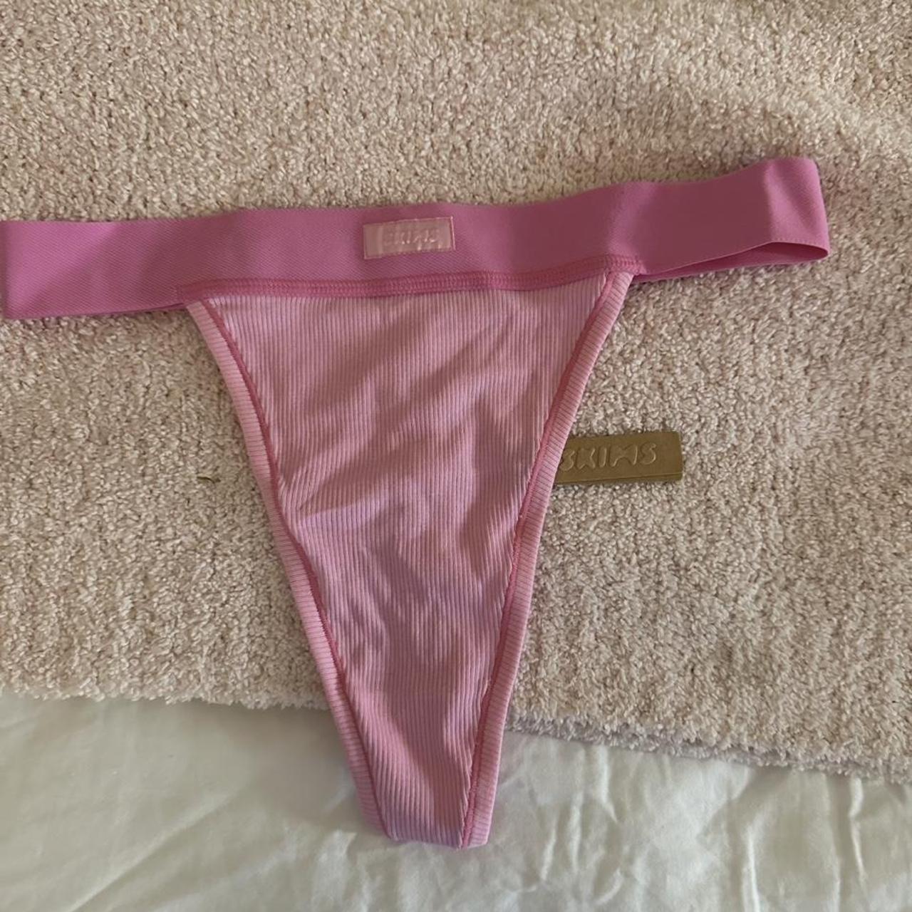 Skims Women's Pink Underwear Depop