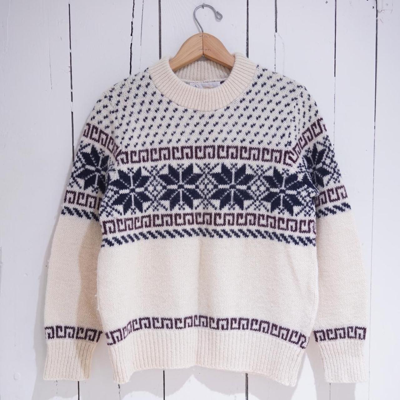 Vintage Winona Knit fair isle sweater. Women’s size... - Depop