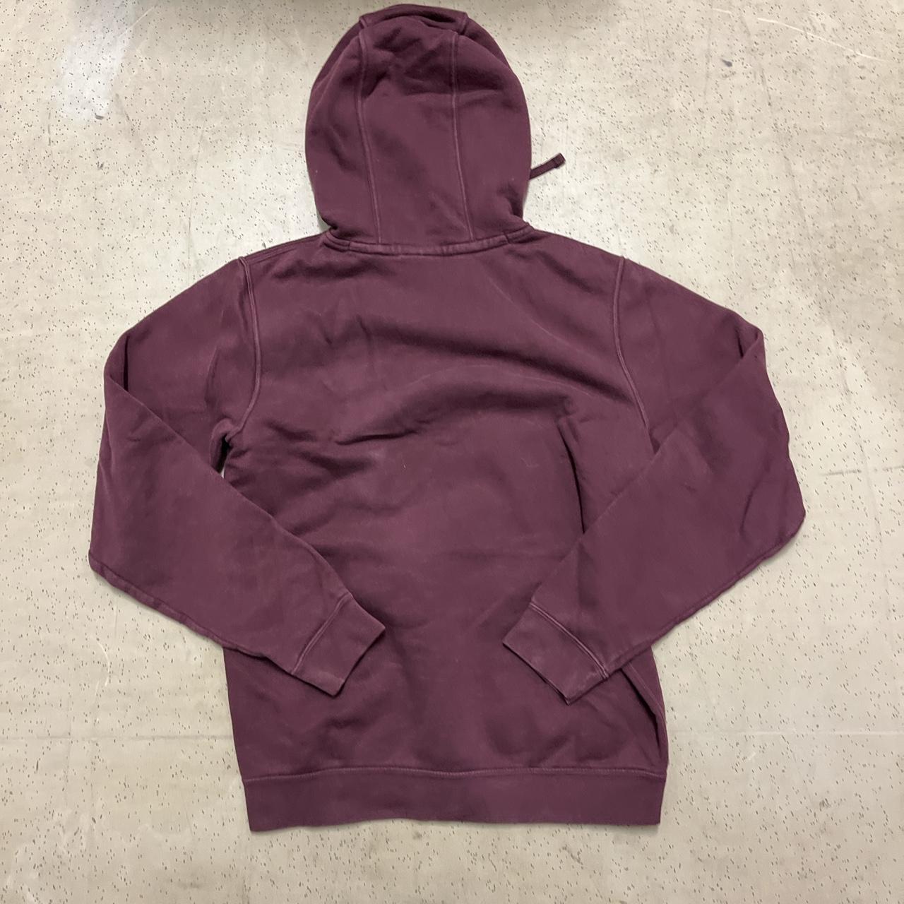 Nike Men's Burgundy Hoodie | Depop