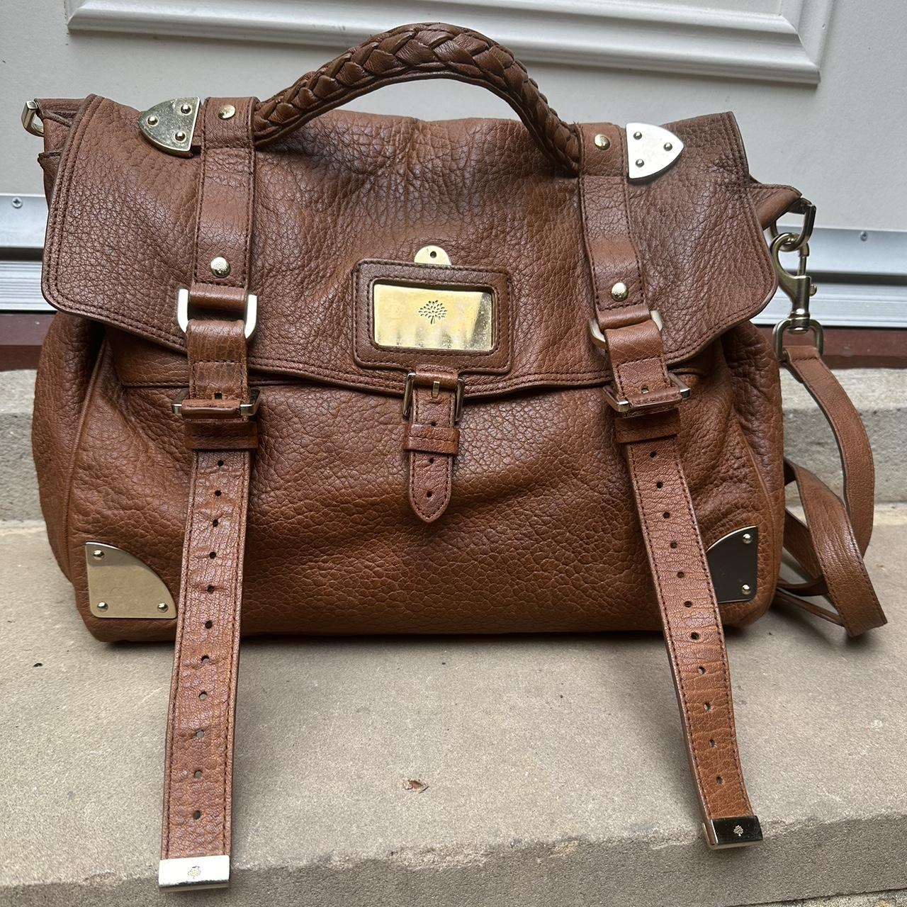 Mulberry Alexa Travel Day Bag in Oak Shiny Depop