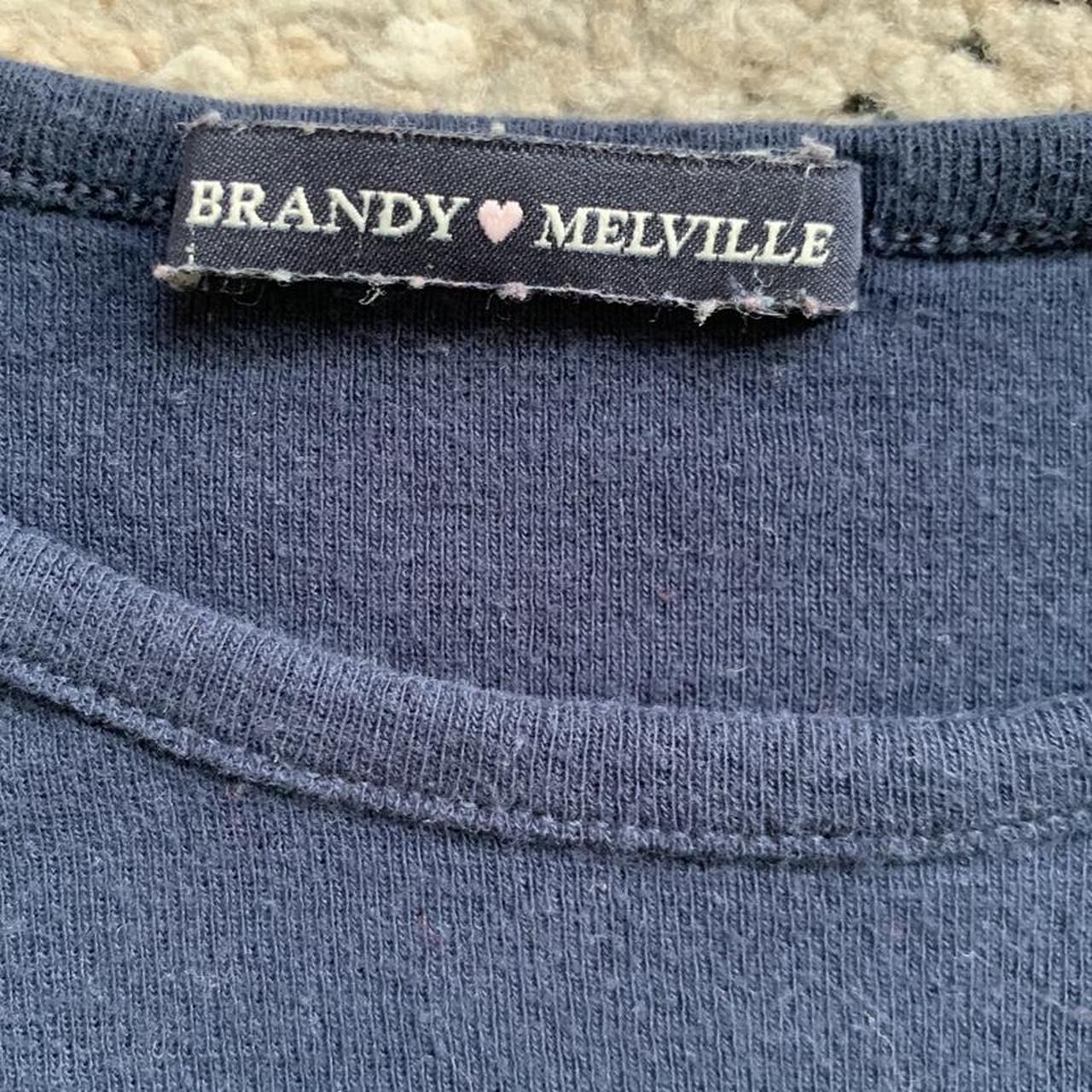 Brandy Melville stripe long sleeve no flaws (tag... Depop