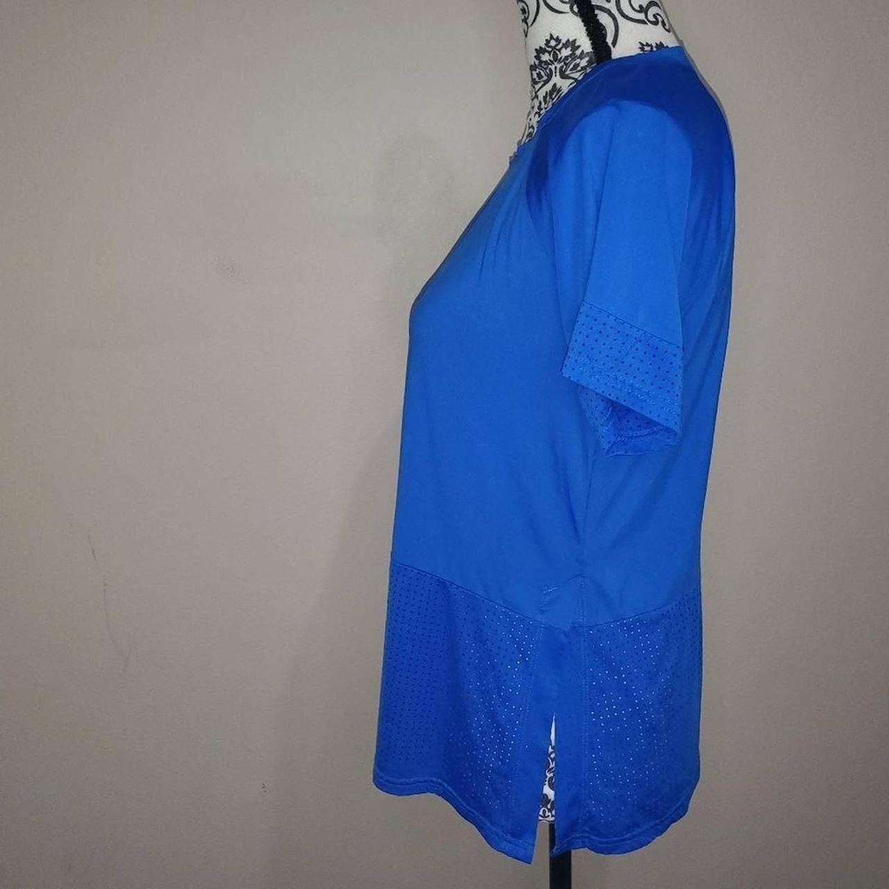 Avia small 4-6 womens blue athletic top crew neck - Depop