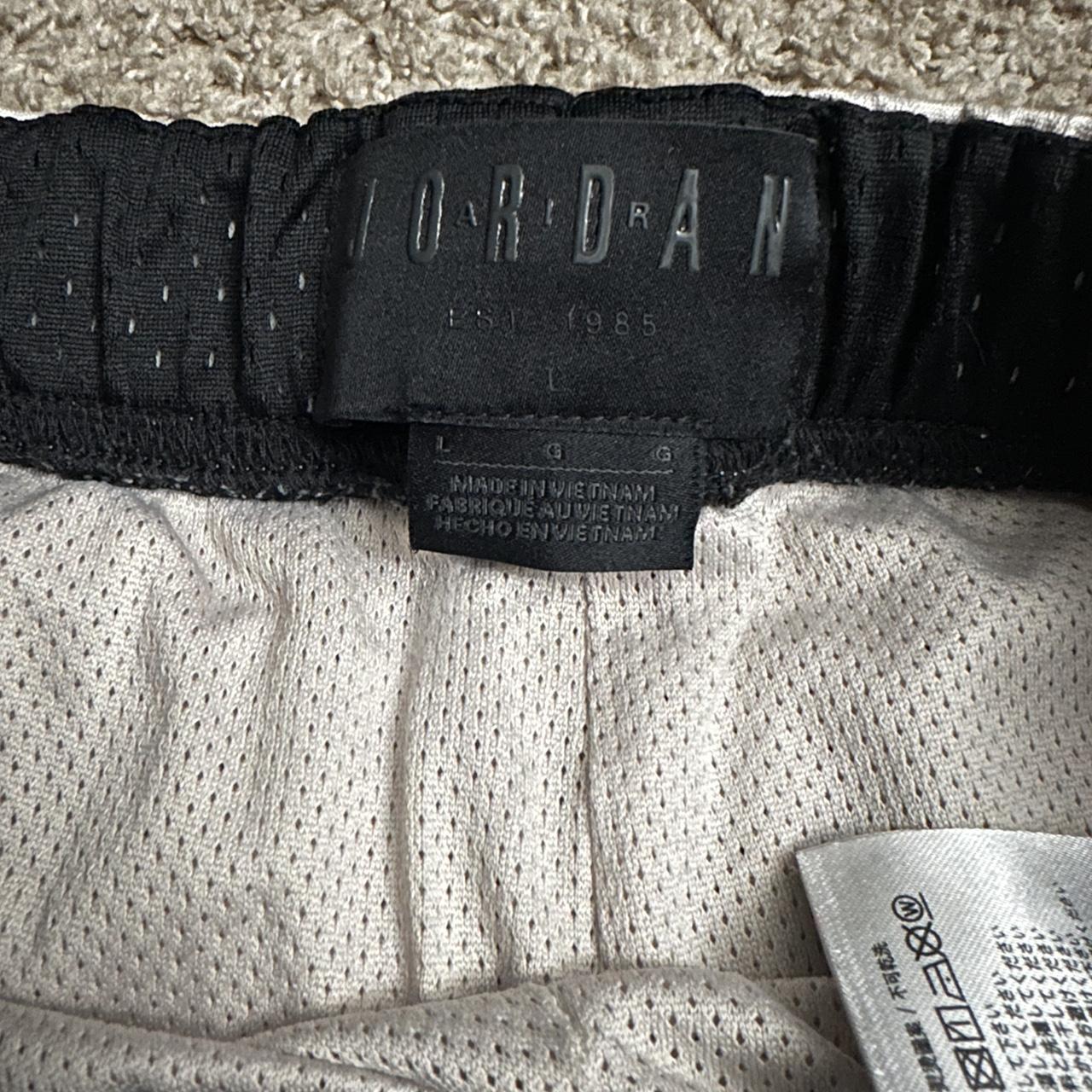 Jordan Cream and Black Shorts (2)