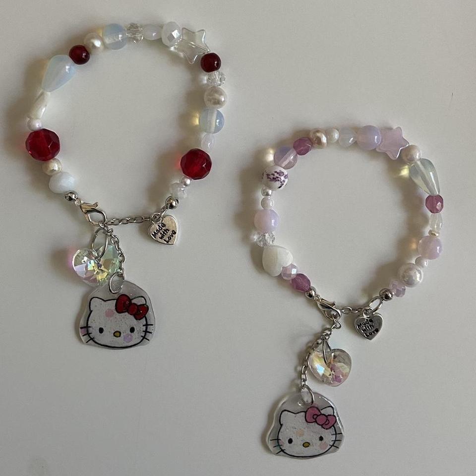 VTG Hello Kitty Lot Of 25 Bracelet Charms and 1 - Depop