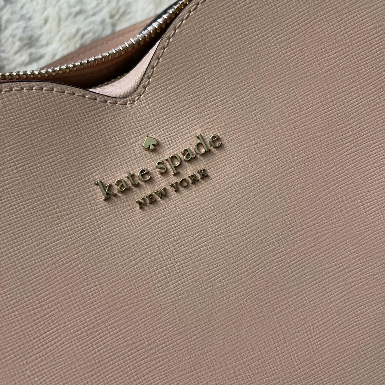 Light pink Kate Spade heart purse. Very spacious and - Depop