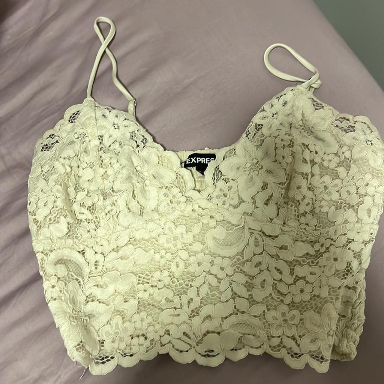 Allover Lace Cropped Cami