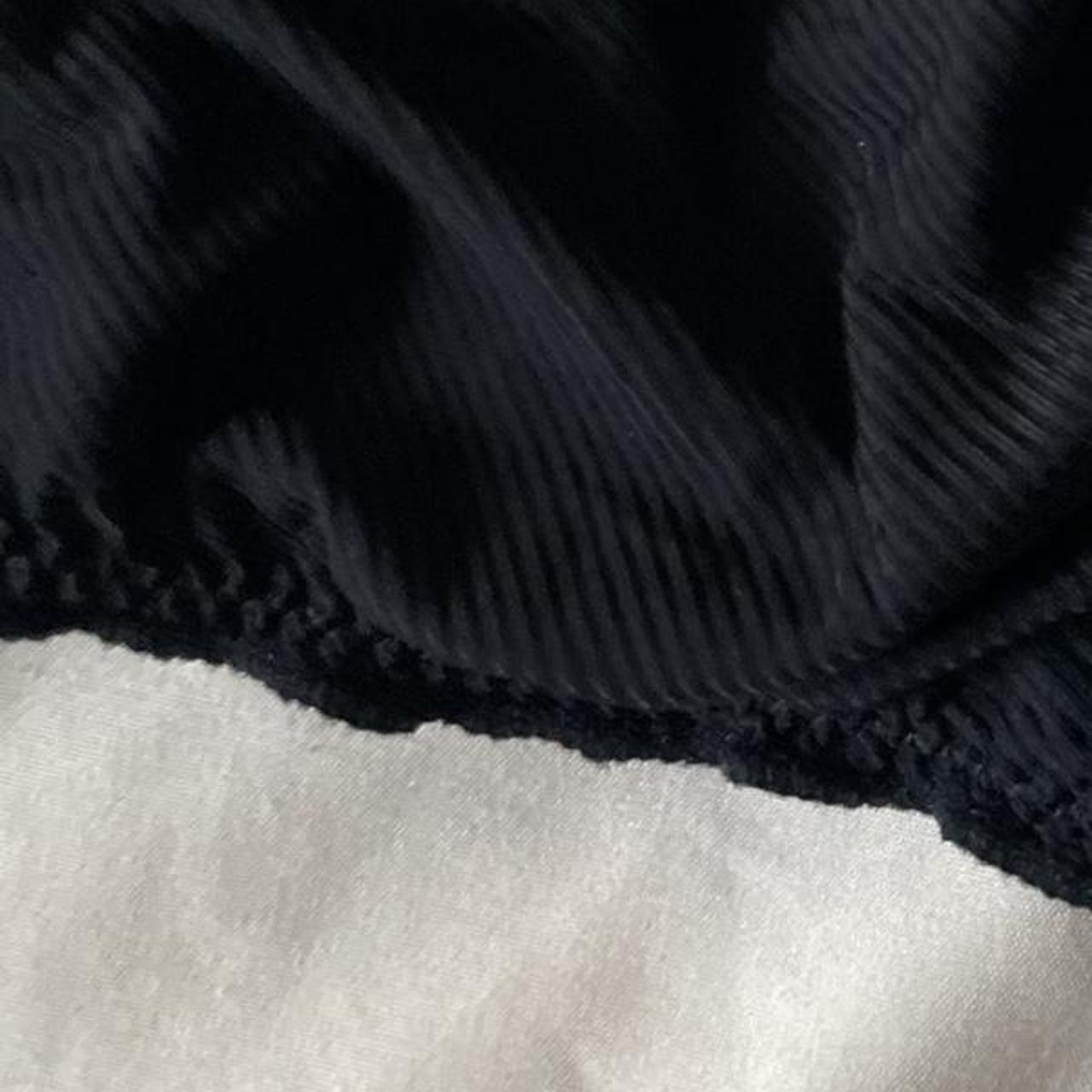 Black ribbed panties Brand unknown Size s Fit... Depop
