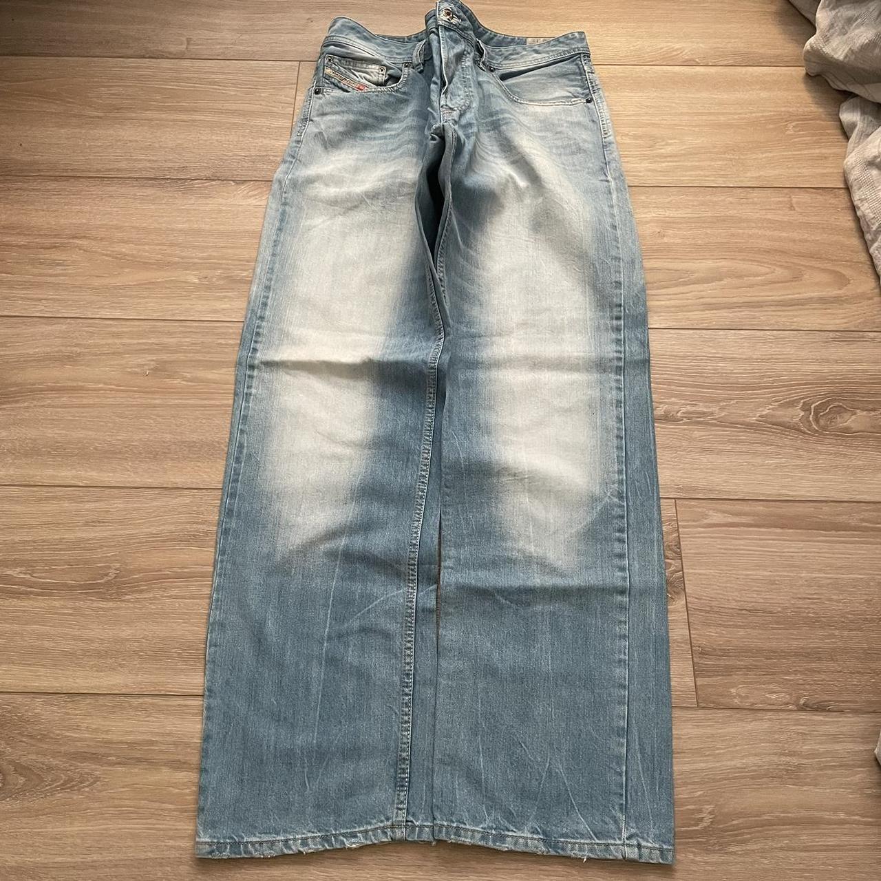 2000s baggy diesel jeans size 38/32 #diesel #baggy... - Depop