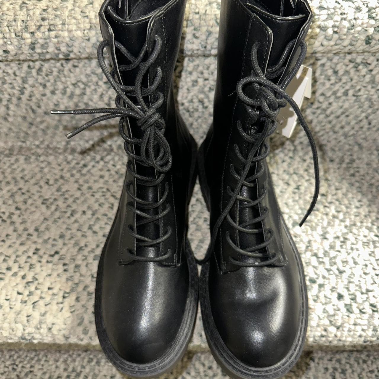 bershka combat boots