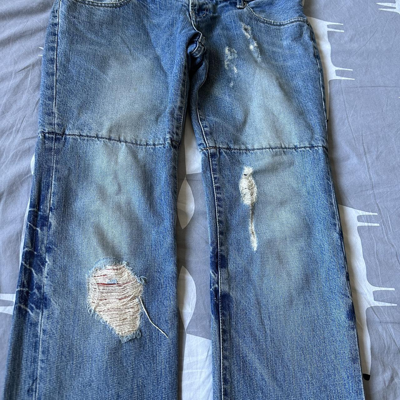 PPFM double waist jeans Really nice pair of light... - Depop