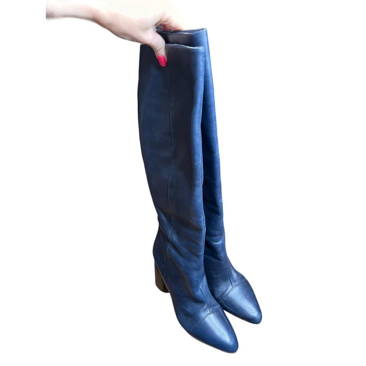 Nine west hot sale navy boots