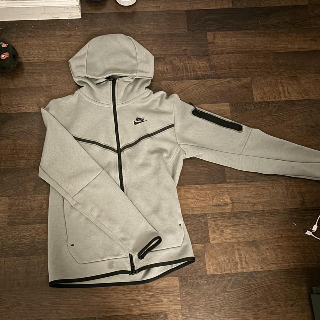 light green nike tech! in perfect condition in size... Depop