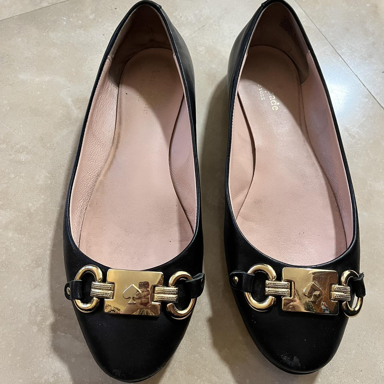 Kate Spade Phoebe Flats leather! Size 7.5 in... - Depop