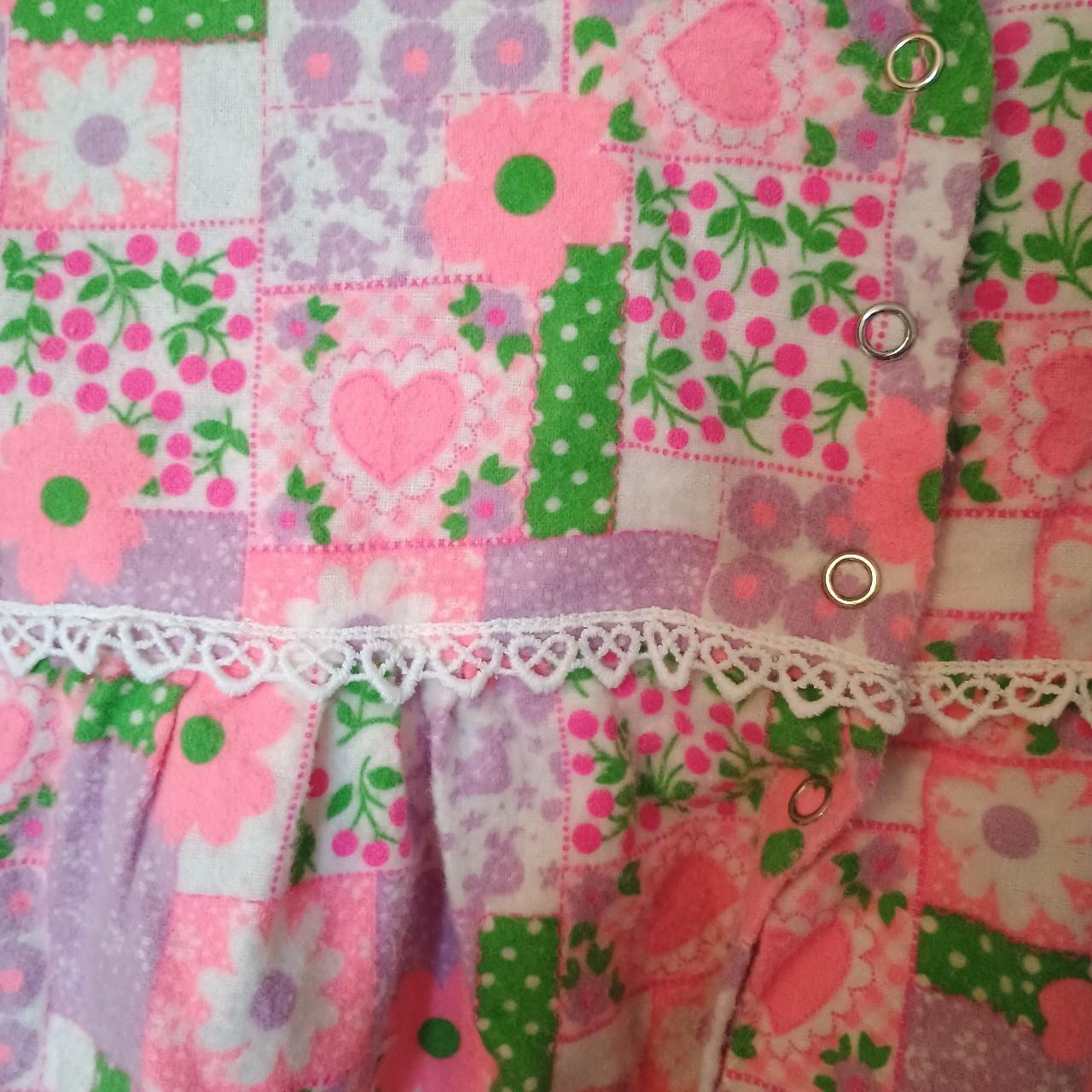 Women's Jacket - Multi - M – Pastel patchwork qui… - image 2