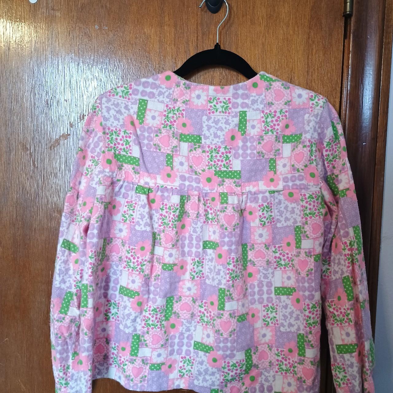 Women's Jacket - Multi - M – Pastel patchwork qui… - image 3