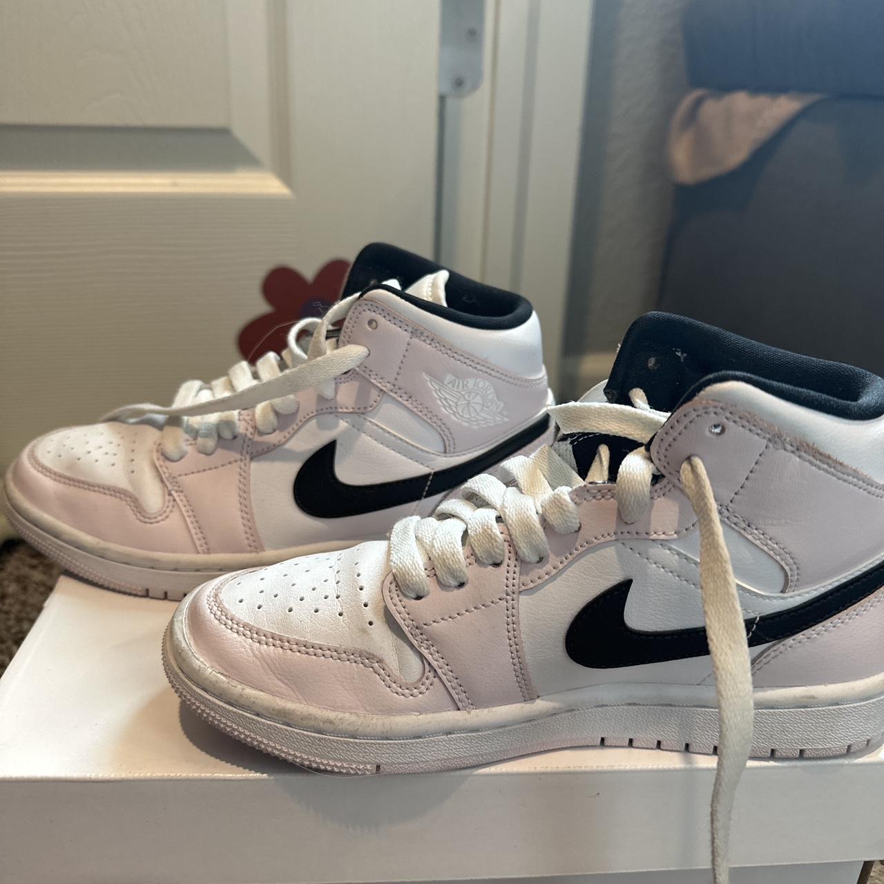 gray pink and white jordans