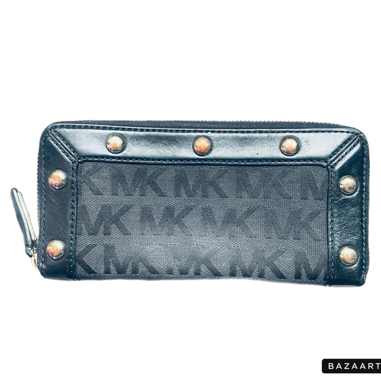 Michael Kors studded on sale zip wallet