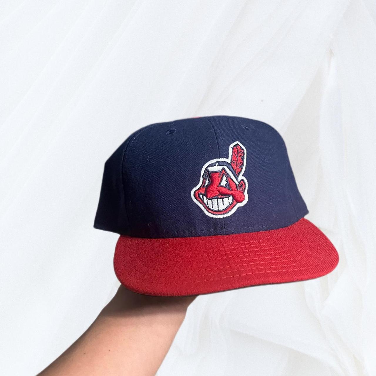 Cleveland Indians hat - no flaws on it - very clean - Depop